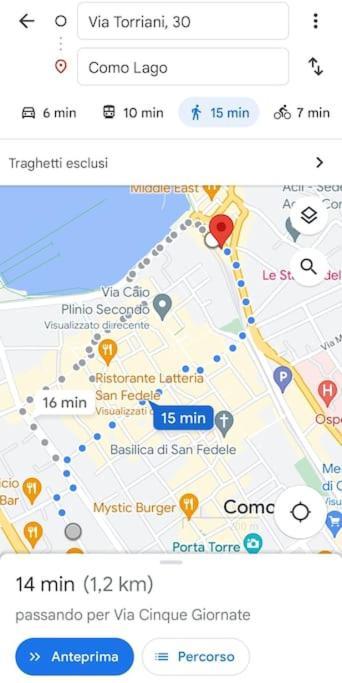 Casa Vacanze Côme Esterno foto